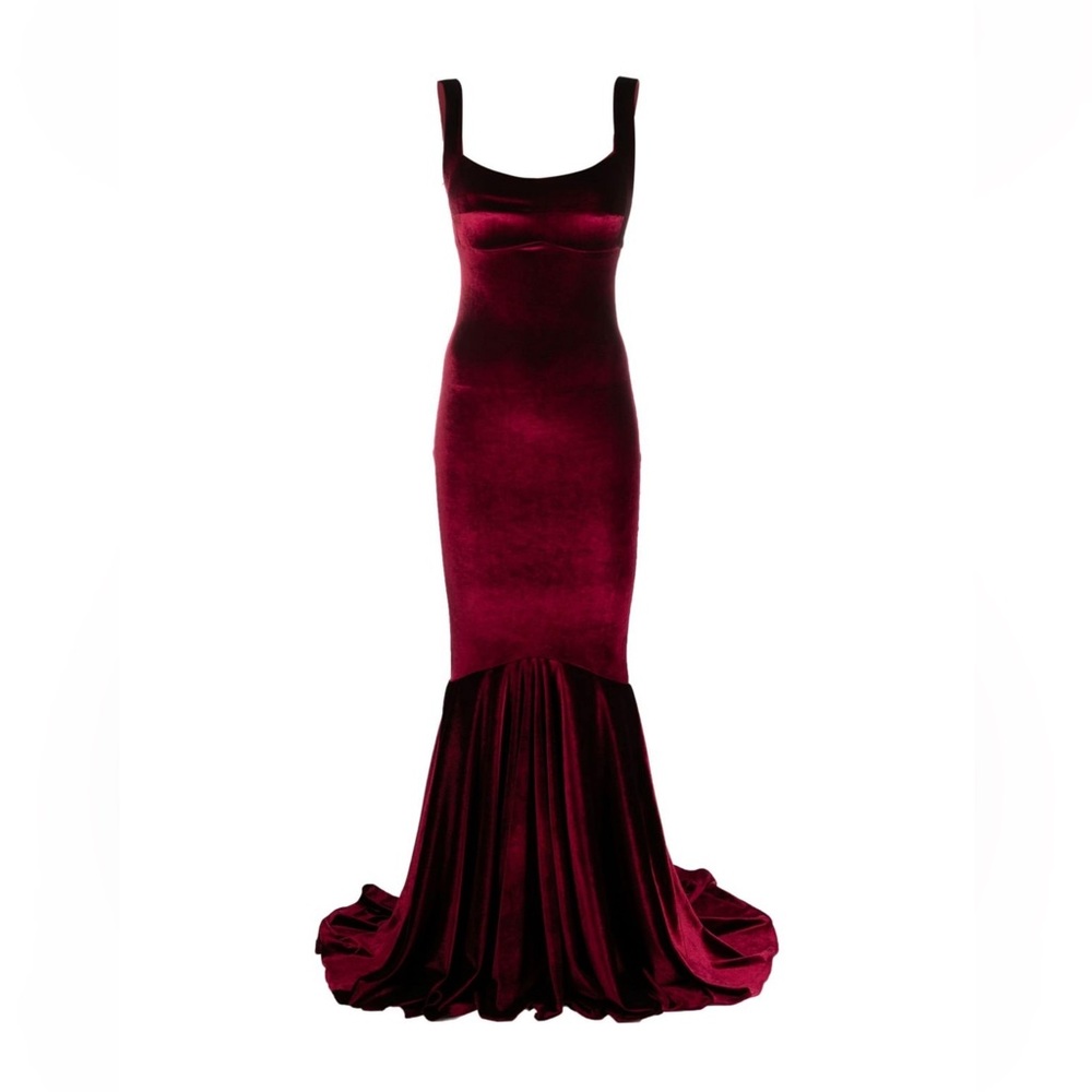 Atu Body Couture Velvet Mermaid Gown